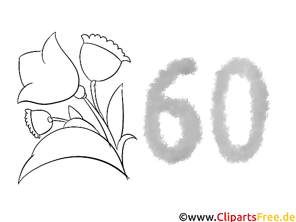 60 Jahre Geburtstagseinladung selbst ausmalen 60 Jahre Geburtstagseinladung selbst ausmalen