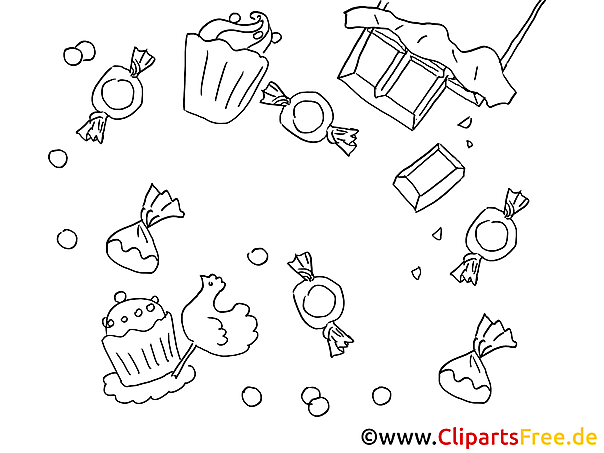 Candy Free Coloring Pages Candy Free Coloring Pages