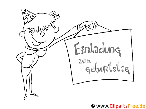 Einladung Malvorlage zum Geburtstag Einladung Malvorlage zum Geburtstag