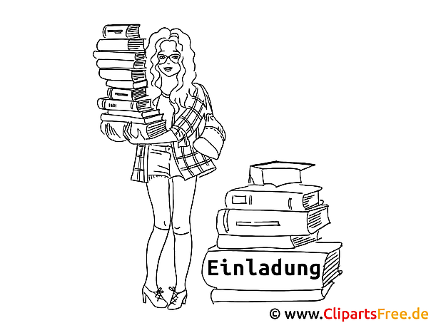 Einladung zu Abi-Party zum Ausmalen Einladung zu Abi-Party zum Ausmalen