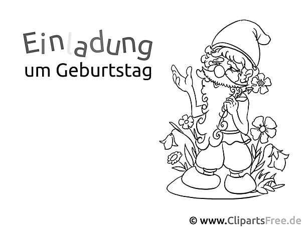 Gnom Ausmalbild zum Drucken und Malen Gnom Ausmalbild zum Drucken und Malen