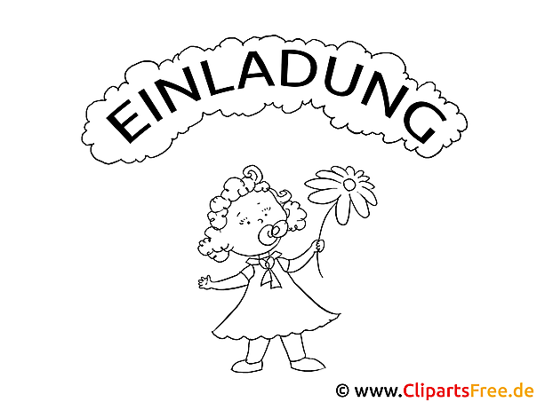 Kleines Mädchen mit Blume Ausmalbild zum Ausmalen Kleines Mädchen mit Blume Ausmalbild zum Ausmalen