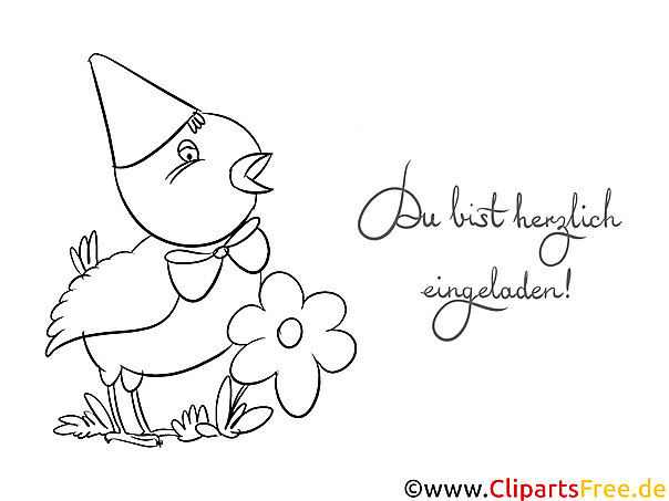 Küken Malvorlage zum Geburtstag Küken Malvorlage zum Geburtstag