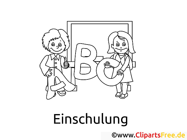 ABC Malvorlage zur Einschulung ABC Malvorlage zur Einschulung