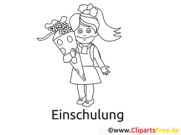 Ausmalbild Maedchen in der Schule Ausmalbild Maedchen in der Schule