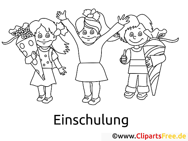 Ausmalbilder Einschulung mit Schuelern in der Schule Ausmalbilder Einschulung mit Schuelern in der Schule