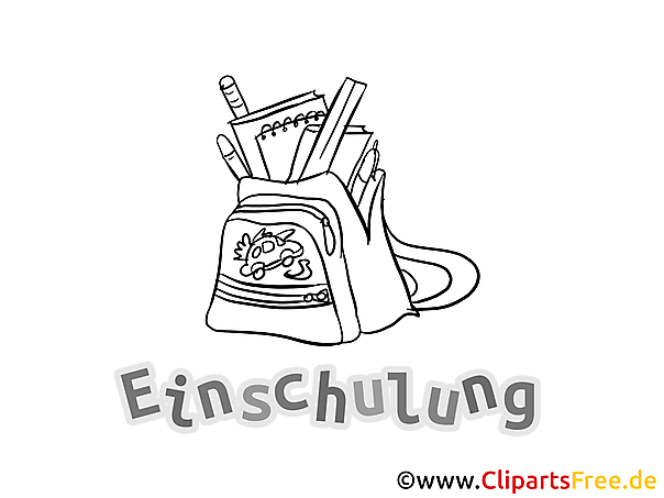Bild zum Ausmalen Schulranzen Bild zum Ausmalen Schulranzen
