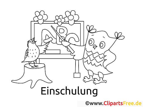 Gratis Vorlage zum Ausmalen Einschulung Schule Gratis Vorlage zum Ausmalen Einschulung Schule
