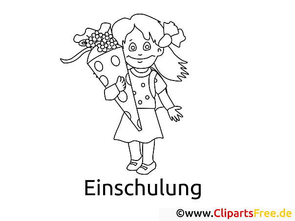 schultuete ausmalbild