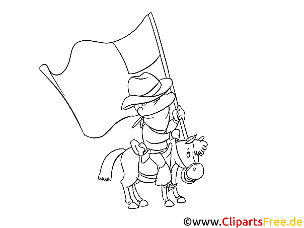 4th July Colouring Page 4th July Colouring Page