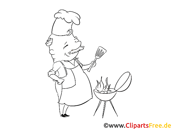 Barbeque - Fourth of July Colouring Pages Barbeque - Fourth of July Colouring Pages