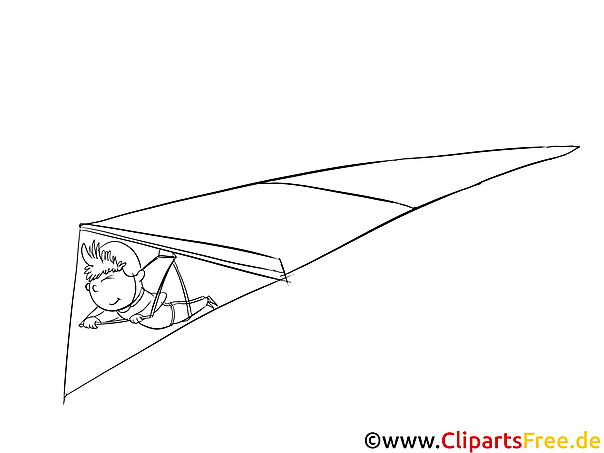 Deltaplan - Fourth of July Colouring Page Deltaplan - Fourth of July Colouring Page