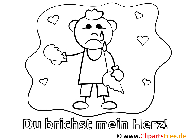 Abschied nehmen Bild zum Malen Abschied nehmen Bild zum Malen