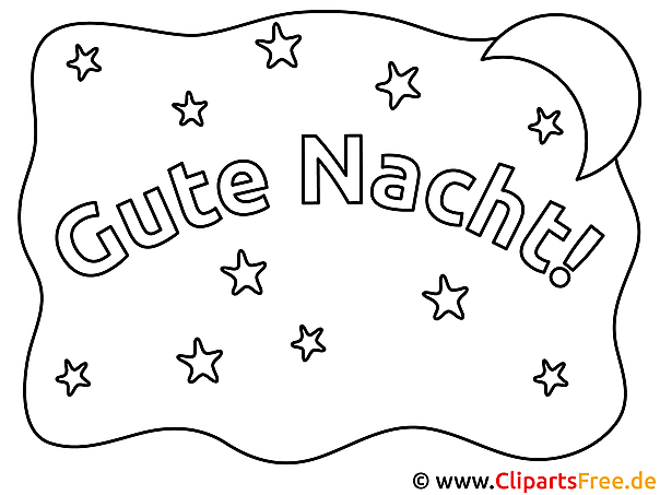 Karte Gute Nacht Ausmalbilder Vorlagen zum Ausmalen Karte Gute Nacht Ausmalbilder Vorlagen zum Ausmalen