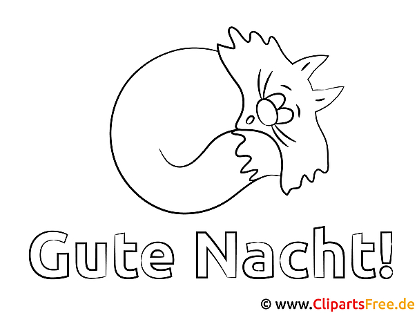 Schlafen Gute Nacht Ausmalbild für Kinder kostenlos ausdrucken Schlafen Gute Nacht Ausmalbild für Kinder kostenlos ausdrucken