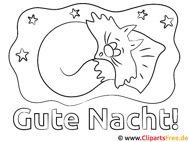 Schlafen Gute Nacht Kinder Malvorlagen Schlafen Gute Nacht Kinder Malvorlagen