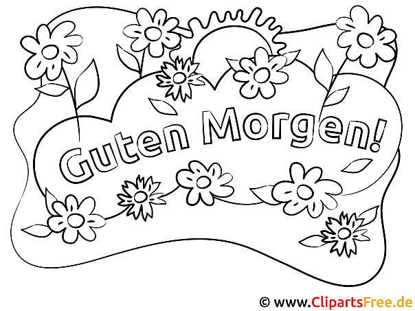 Blumen Guten Morgen Ausmalbilder kostenlos Blumen Guten Morgen Ausmalbilder kostenlos