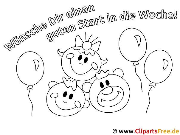 Gute Woche Glückwünsche Ausmalbilder Vorlagen zum Ausmalen Gute Woche Glückwünsche Ausmalbilder Vorlagen zum Ausmalen