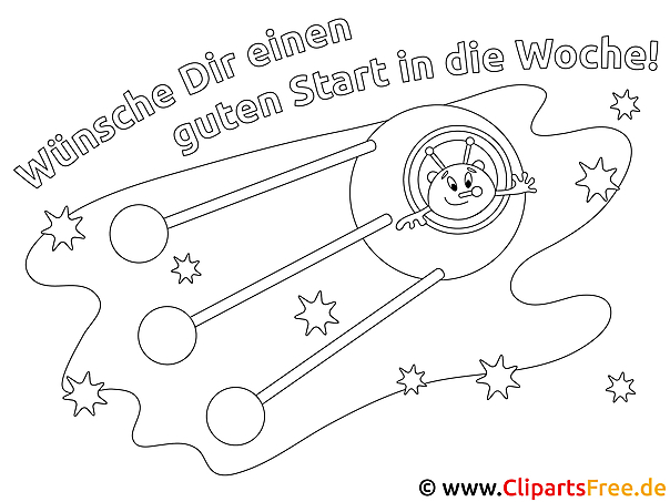 Weltall Start in die Woche Ausmalbilder Vorlagen zum Ausmalen Weltall Start in die Woche Ausmalbilder Vorlagen zum Ausmalen