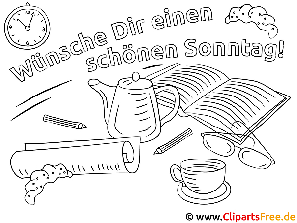 Morgen Schönen Sonntag Ausmalbilder für Kinder kostenlos ausdrucken Morgen Schönen Sonntag Ausmalbilder für Kinder kostenlos ausdrucken