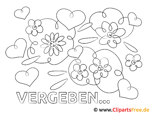 Vergeben Grafik zum Ausmalen Vergeben Grafik zum Ausmalen