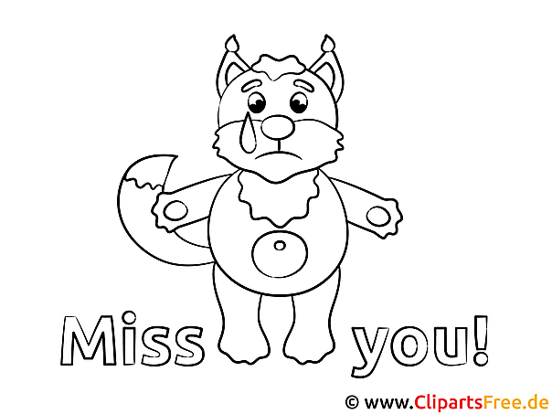 Fuchs Vermisse dich Ausmalbild gratis Fuchs Vermisse dich Ausmalbild gratis