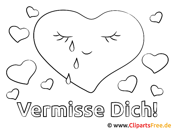 Herz Liebe Vermisse dich Bild zum Ausmalen Herz Liebe Vermisse dich Bild zum Ausmalen