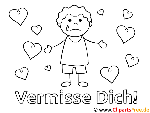 Vermisse dich traurig kostenlose Ausmalbilder Vermisse dich traurig kostenlose Ausmalbilder