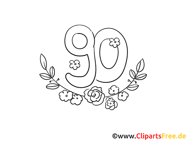 Neunzig Rosen Geburtstag Malvorlage Neunzig Rosen Geburtstag Malvorlage