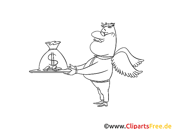 Business Angel Bild-Malvorlage zum Drucken Business Angel Bild-Malvorlage zum Drucken