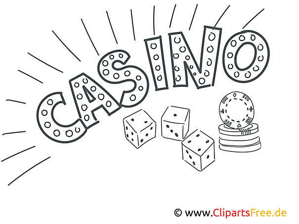 Casino black and white Coloring Casino black and white Coloring