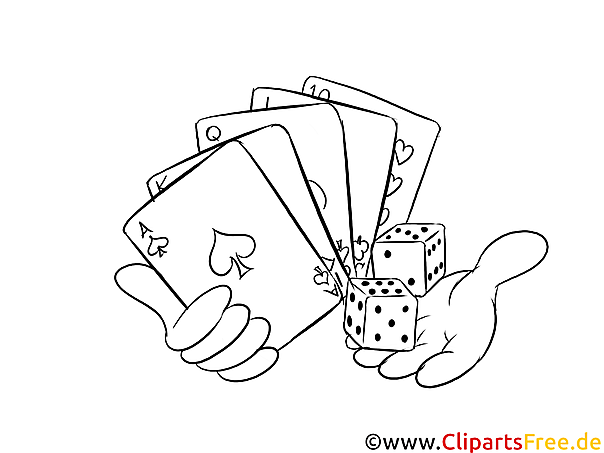 Fokus Spielkarten - Casino Bilder zum Ausmalen Fokus Spielkarten - Casino Bilder zum Ausmalen
