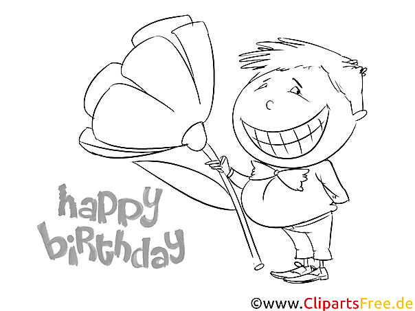 Boyama sayfası Happy Birthday Boyama sayfası Happy Birthday