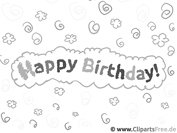 Coloring picture for kids happy birthday Coloring picture for kids happy birthday
