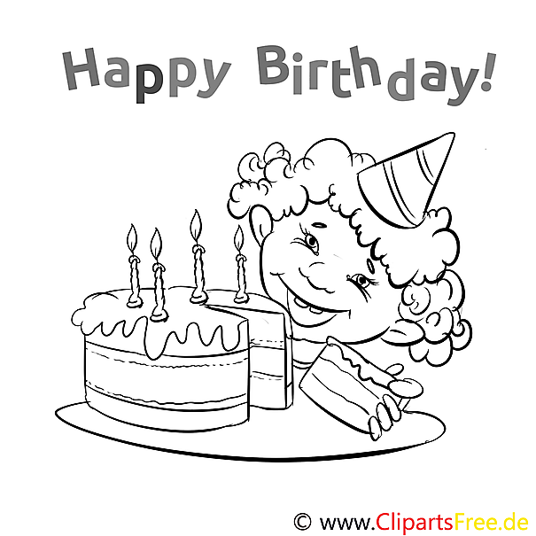 Geburtstag Ausmalbild gratis Geburtstag Ausmalbild gratis