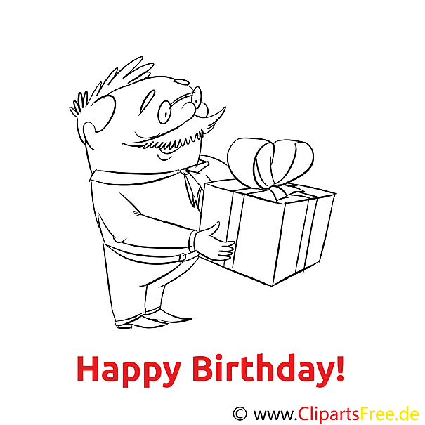 Geschenk Geburtstag Ausmalbild gratis Geschenk Geburtstag Ausmalbild gratis