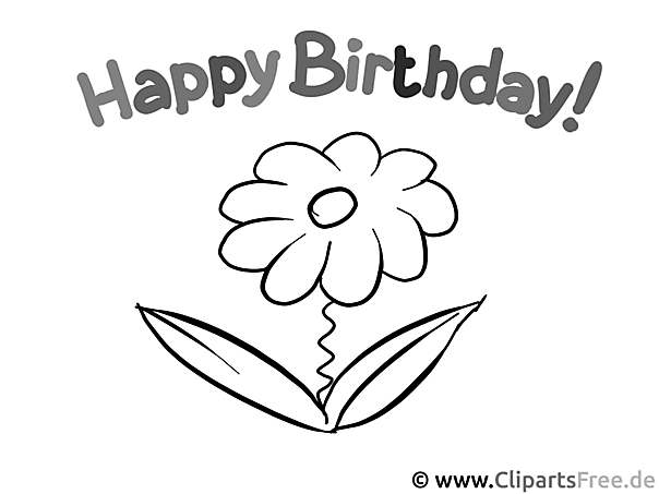 komputer ando happy birthday ausmalbild