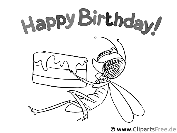 Happy Birthday Coloring Page Happy Birthday Coloring Page