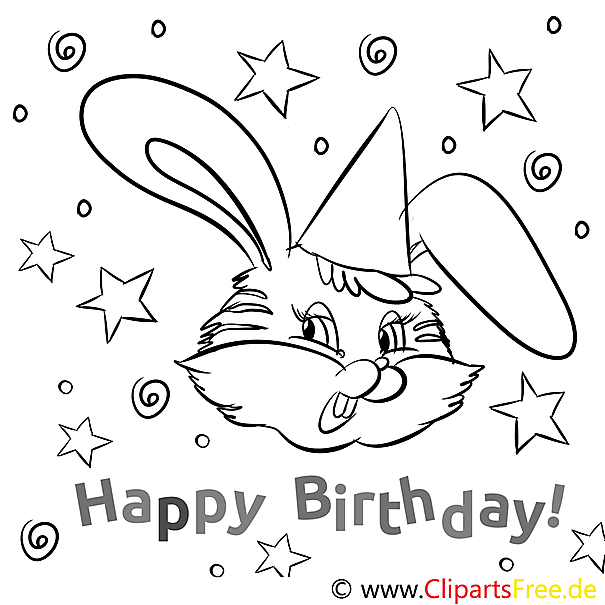 hase ausmalbild gratis