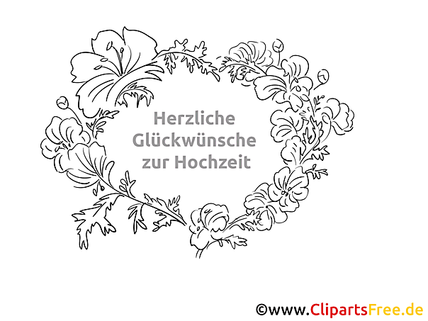 Blumenrahmen mit Glückwünschen zur Hochzeit zum Ausmalen gratis Blumenrahmen mit Glückwünschen zur Hochzeit zum Ausmalen gratis