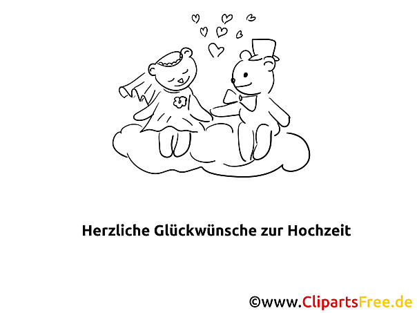 Herzliche Glückwünsche zur Hochzeit Malvorlage Herzliche Glückwünsche zur Hochzeit Malvorlage