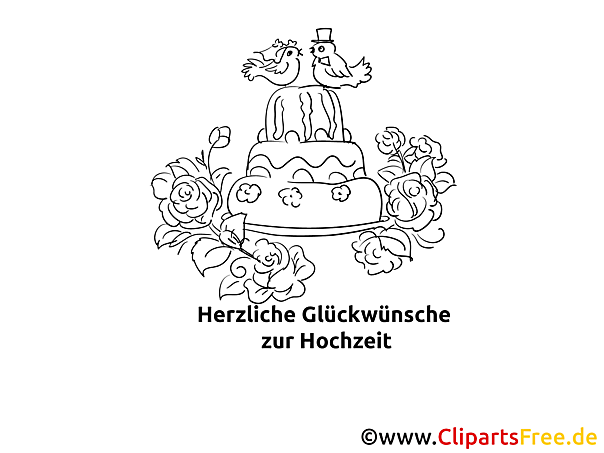 Hochzeitstorte zum Ausmalen - Malvorlagen zur Hochzeit Hochzeitstorte zum Ausmalen - Malvorlagen zur Hochzeit