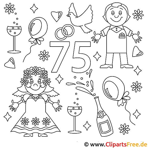 Party Ausmalbilder zur Hochzeit Party Ausmalbilder zur Hochzeit