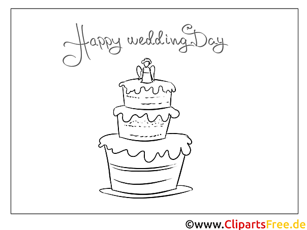 Torte Creme Malvorlagen-Glückwünsche zur Hochzeit Torte Creme Malvorlagen-Glückwünsche zur Hochzeit