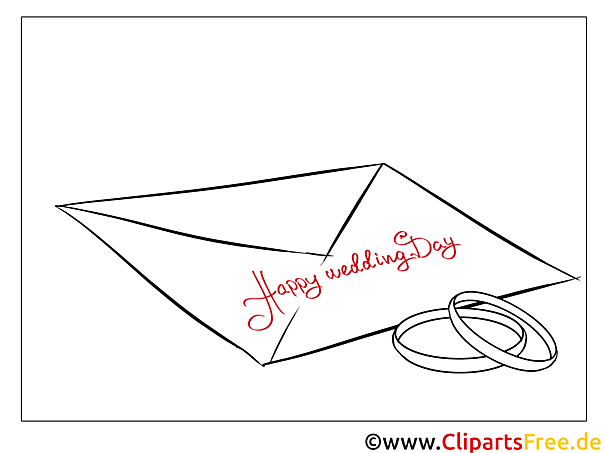 Umschlag Ringe Malvorlagen-Glückwünsche zur Hochzeit Umschlag Ringe Malvorlagen-Glückwünsche zur Hochzeit