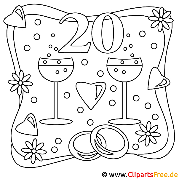 Wedding Party Clip Art zum Ausmalen Wedding Party Clip Art zum Ausmalen