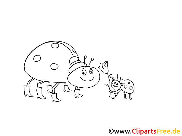 Cartoon Marfienkäfer Malvorlage Cartoon Marfienkäfer Malvorlage