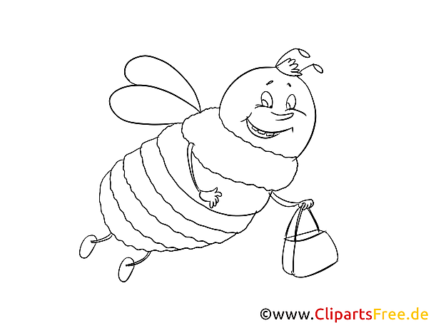 Grosse Biene Malvorlage Grosse Biene Malvorlage
