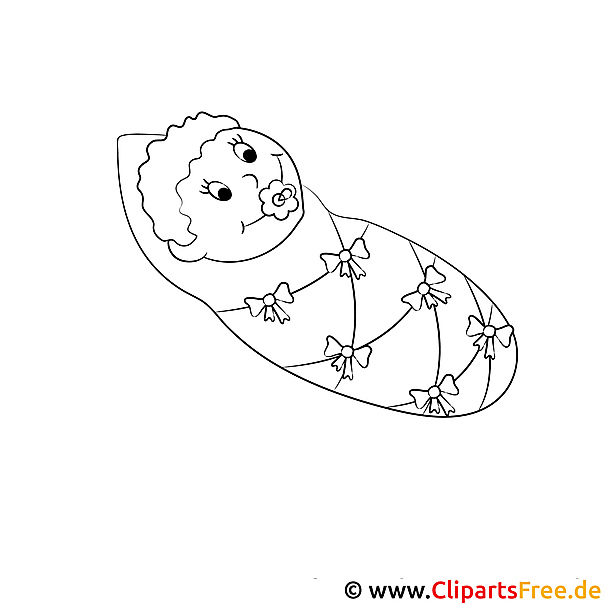Baby Bild zum Ausmalen Baby Bild zum Ausmalen