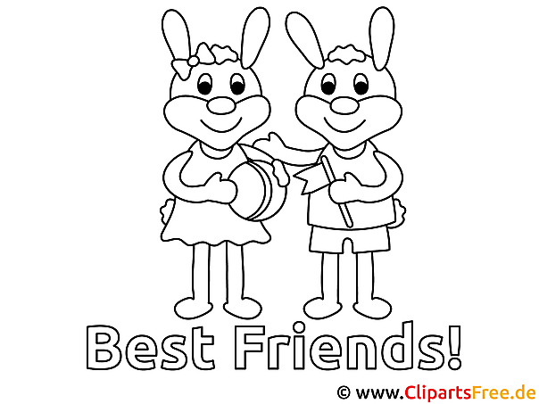 Best Friends Coloring Sheet Best Friends Coloring Sheet